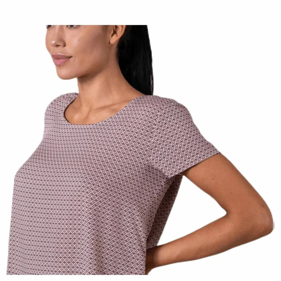 First One Ss Aop Top Red