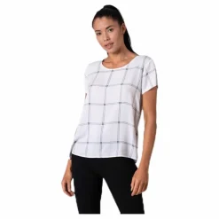 First One Ss Aop Top White