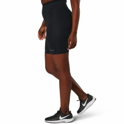 Flattering High Waist Bike Tig Black