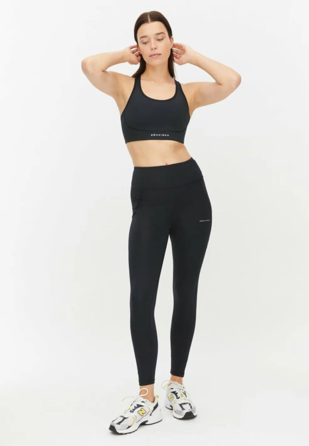 Flattering High Waist Tights Black