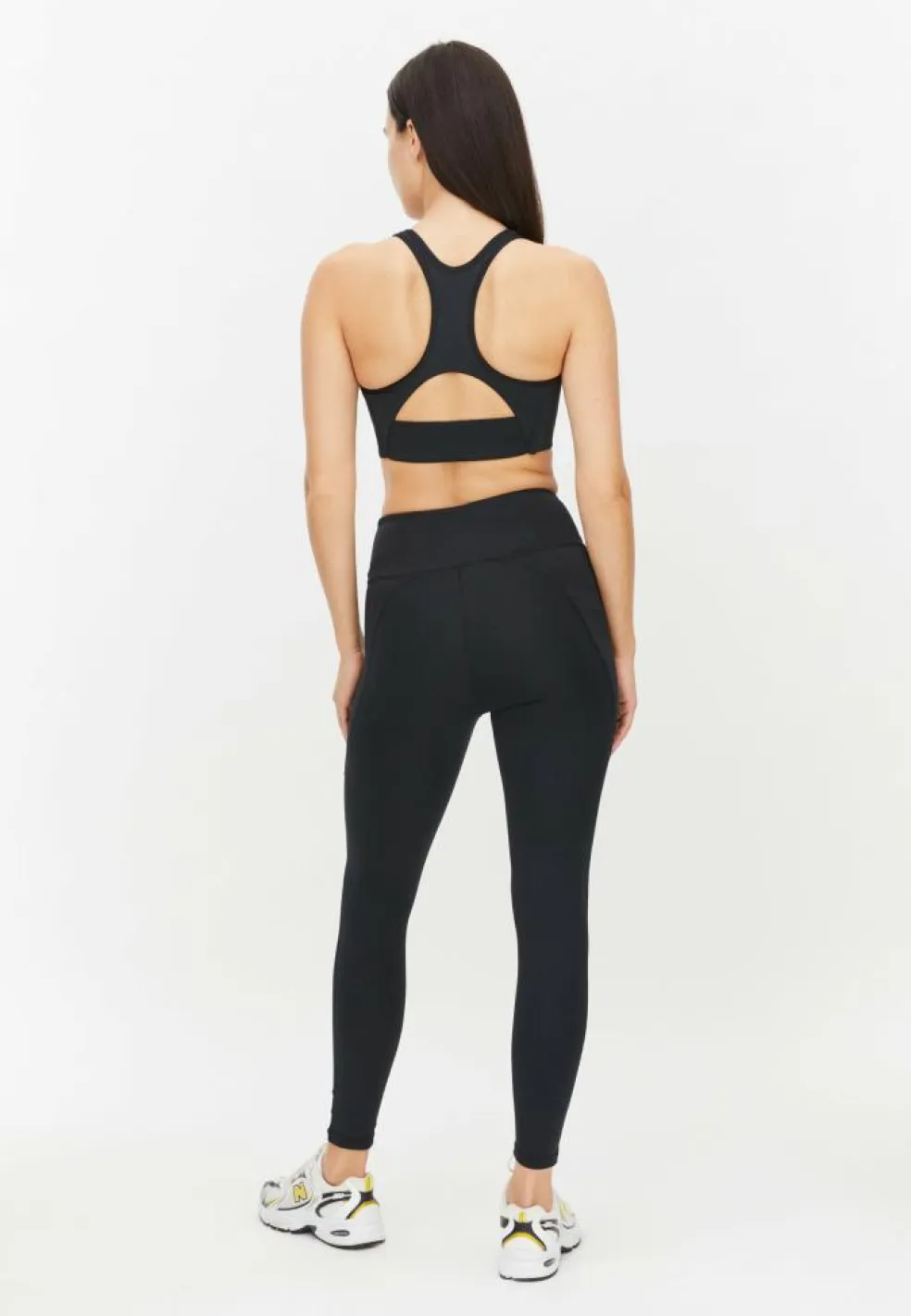 Flattering High Waist Tights Black