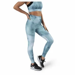 Flattering Keira Printed Tights Green