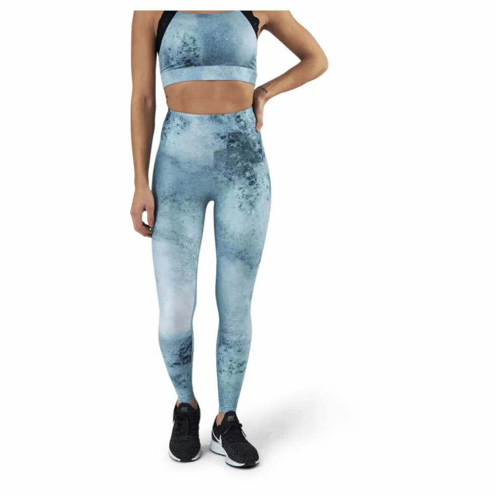 Flattering Keira Printed Tights Green