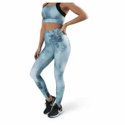 Flattering Keira Printed Tights Green