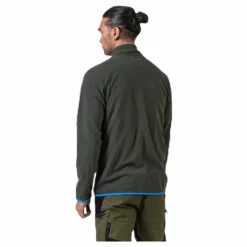 Fleece Jacket Olive green/Blue