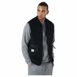 Fleece Vest Black