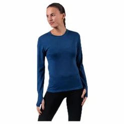 Flora Merino LS Blue