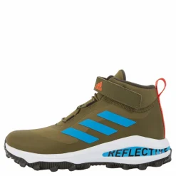 Fortarun All Terrain Cloudfoam Sport Running Elastic Lace and Top Strap Shoes Focus Olive / Pulse Blue / Shadow Olive