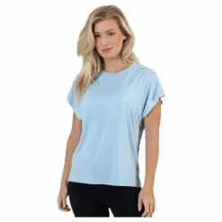 Free Life S/S O-Neck Top Jrs Blue