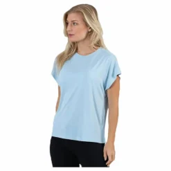 Free Life S/S O-Neck Top Jrs Blue