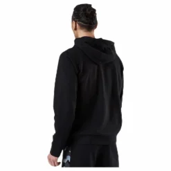 Full Zip Hooded Jacket  Patterned/Black