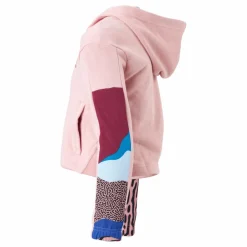 G Aop Cotton Ts Top:wonder Mauve/legacy Burgun