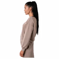 Gaia L/S V-Neck Top Swt White