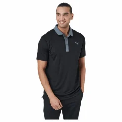 Gamer Polo Puma Black-quiet Shade
