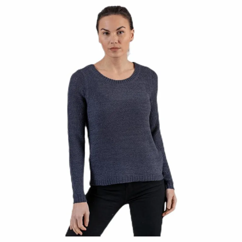 Geena Xo L/S Pullover Knt Blue