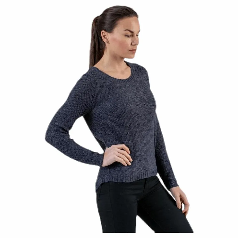 Geena Xo L/S Pullover Knt Blue