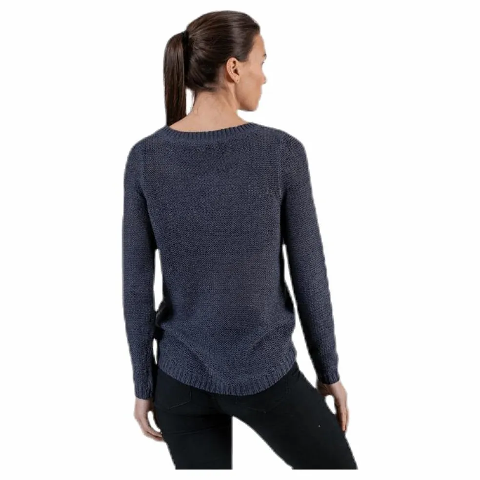 Geena Xo L/S Pullover Knt Blue