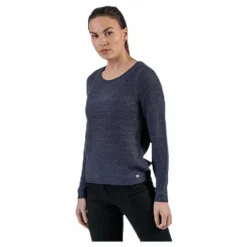 Geena Xo L/S Pullover Knt Blue
