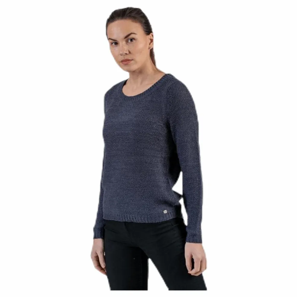 Geena Xo L/S Pullover Knt Blue