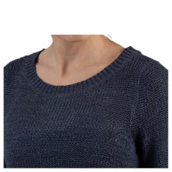 Geena Xo L/S Pullover Knt Blue