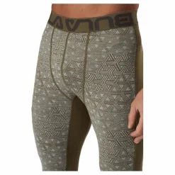 Geo Merino Wool Pants Moss