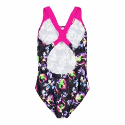 Girls Allover Splashback Black/pink