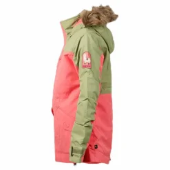 Girls Aubrey Parka Jacket Orange