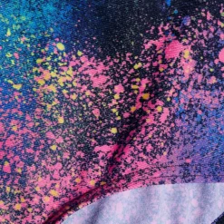 Girls Digital Allover Splashba Black/pink