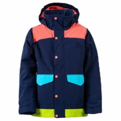 Girls Echo Jackets Blue/Orange