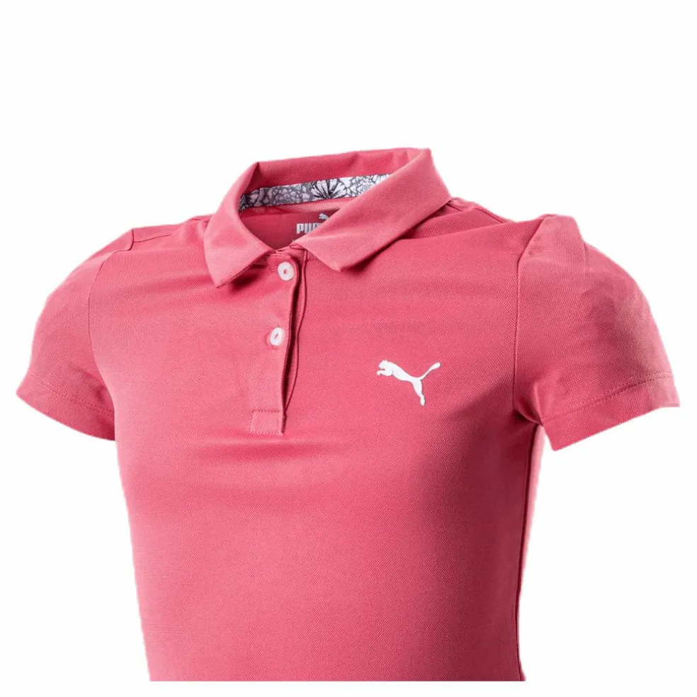 Girls Essential Polo Pink