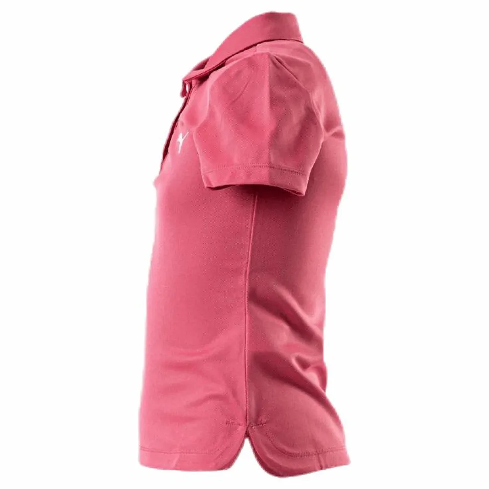 Girls Essential Polo Pink