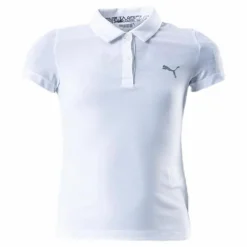 Girls Essential Polo White