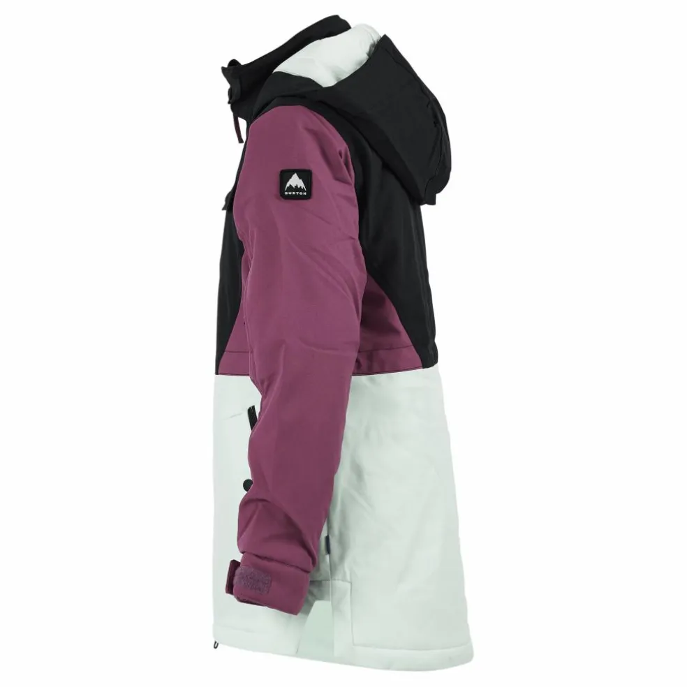 Girls' Khione 2l Jacket True Black/vivid Viola/jewel G