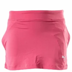 Girls Solid Knit Skirt Pink