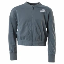 Girls Track Suit Tape  White/Grey