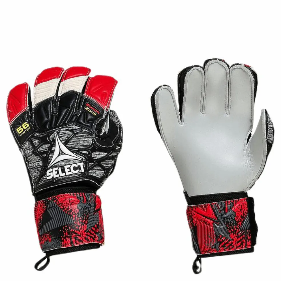 GK Gloves 56 Winther Flat Cut Grey/Red