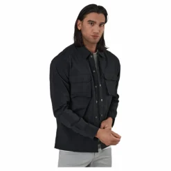 Gordon Tripple Shirt Ls Black