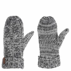 Handlight Reflective Mitten Black/Grey