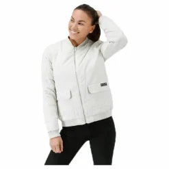 Hatty Reversible Bomber White