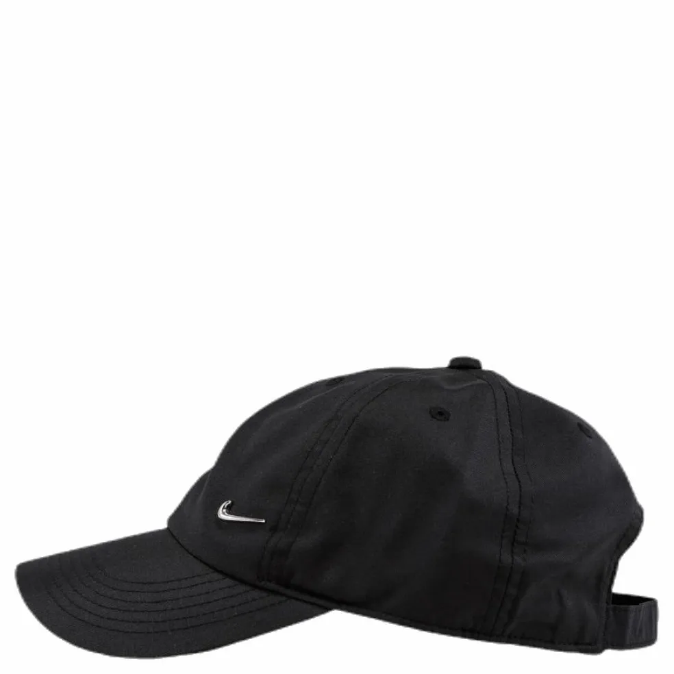 Heritage86 Kids' Adjustable Hat BLACK/METALLIC SILVER