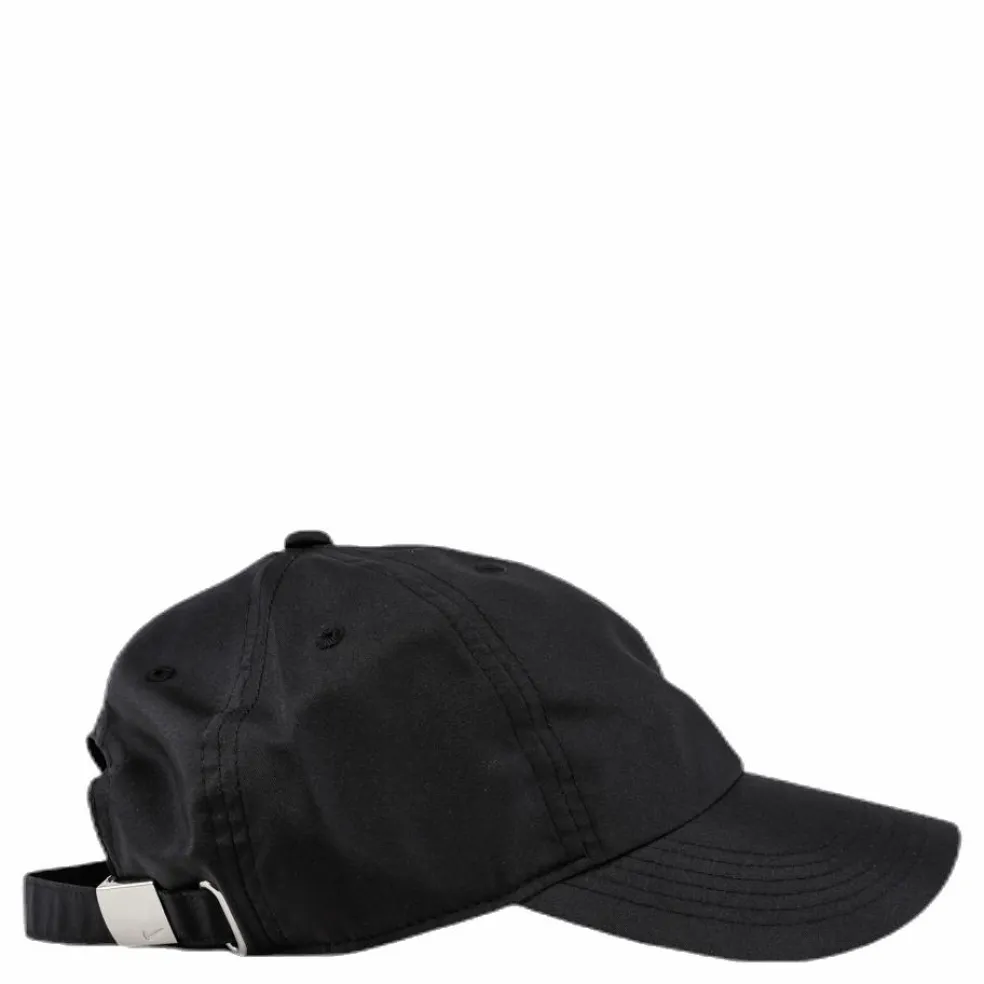 Heritage86 Kids' Adjustable Hat BLACK/METALLIC SILVER