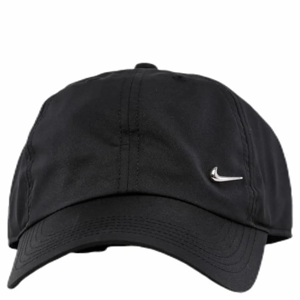 Heritage86 Kids' Adjustable Hat BLACK/METALLIC SILVER