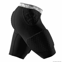 Hex Shorts Wrap Around Thigh Black
