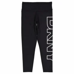 High Waist 7/8 Exploded Logo L Black/ White