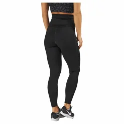 High Waist Tights - Side Pocke Black