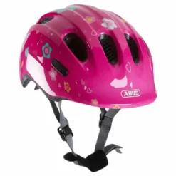 Hjälm Smiley 2.0 m/grönt spänne Pink