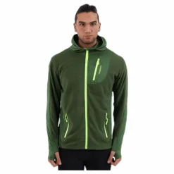 Hood Jacket Fleece Green