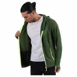 Hood Jacket Fleece Green