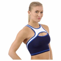 Hop Sports Bra  Blue/White
