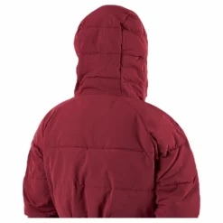 Hourglass Puffer Jacket Red